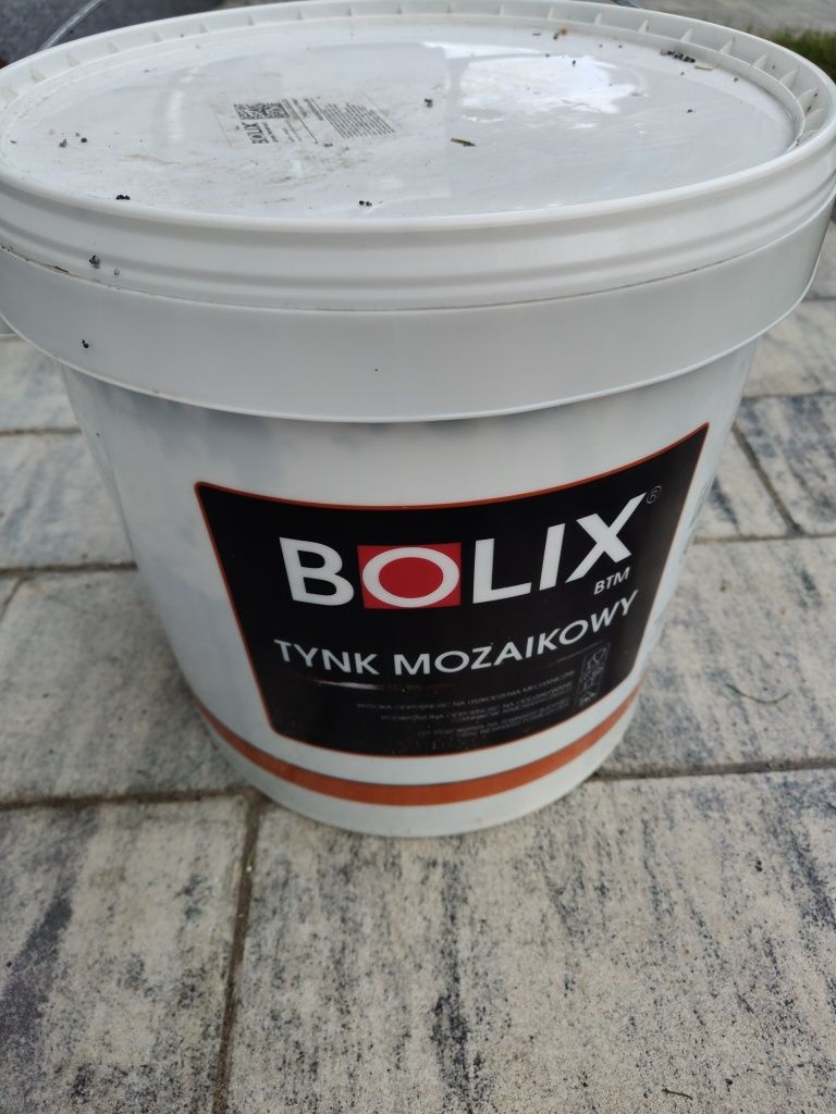 Tynk mozajkowy bolix żywiczny 15 kg + grunt