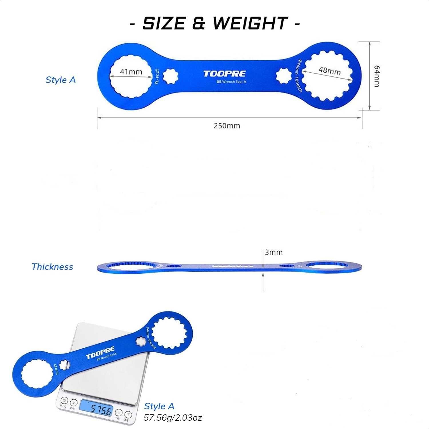 Klucz do suportu SHIMANO 44 MM 16 zębów BBR60 MT800 DEORE XT M8000