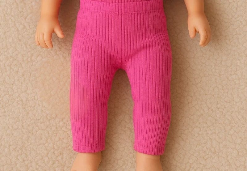 Prążkowane leginsy