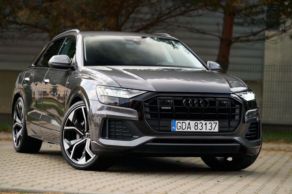 Audi Q8 3.0 V6 TDI 286KM | S-LINE | Distronic | Bang & Olufsen | Salon Polska