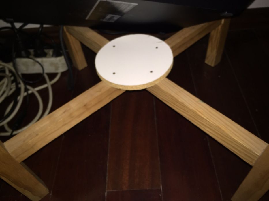 Mesa redonda camilha