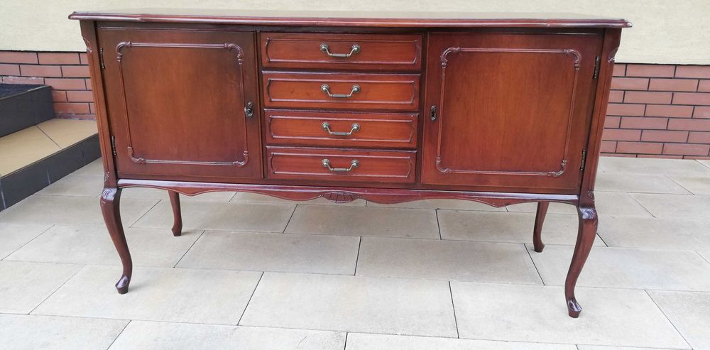 szafka szuflady komoda stylowa drewniana komoda ludwikowska duża szafa