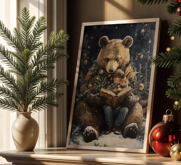 Plakat na materiale winylowym 40x60 przyjaciele