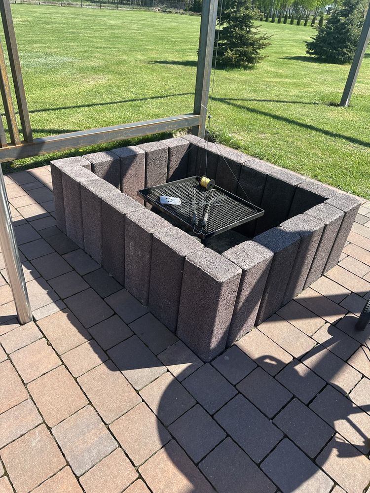 Gril ze stali nie rdzewnej z palisada