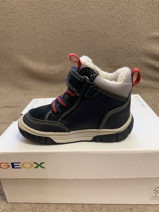 Дитячі зимові черевики Geox, дитяче взуття, сапожки, 21  розмір