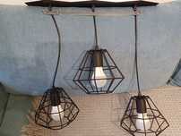 Lampa wisząca sufitowa Industrialna stan bardzo dobry.