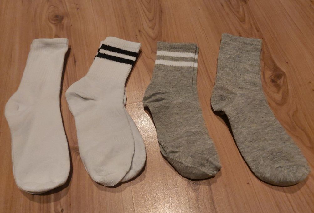 Skarpetki z cienkiej frotte 4szt Nowe