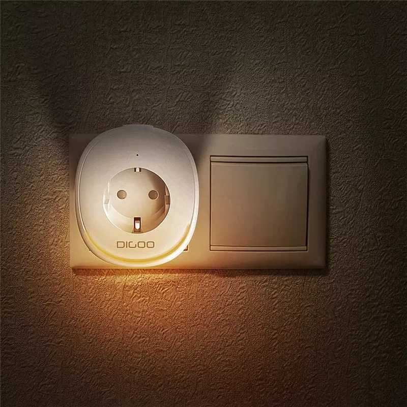 Digoo DG-SP01 умная Wifi розетка с подсветкой и USB зарядкой