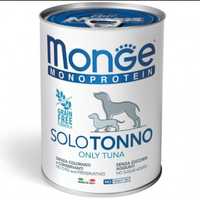 Вологий корм для собак MONGE DOG SOLO 100% тунець 0.4 кг