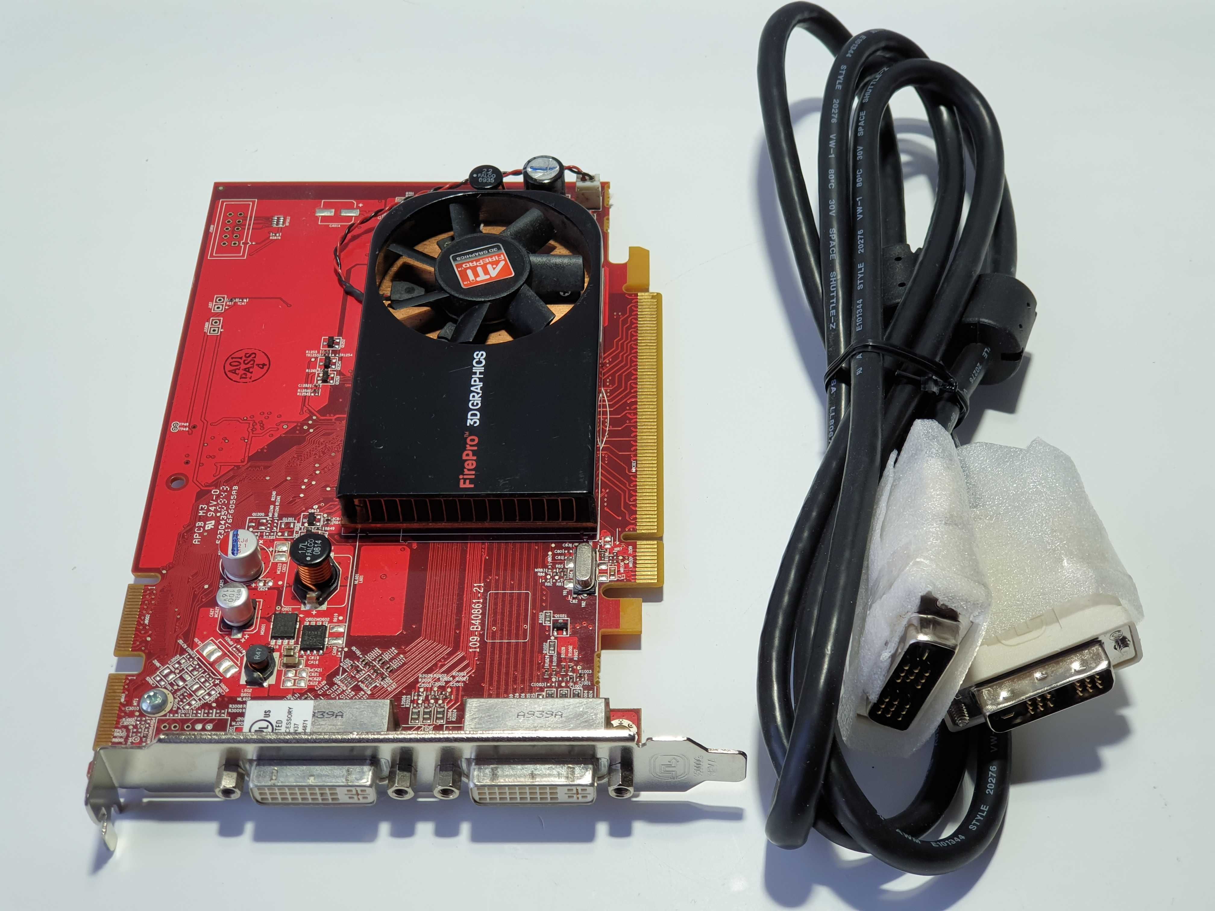 відеокарта ATI FirePro V3700 256Mb PCI-Ex DDR3 64bit (2xDVI)