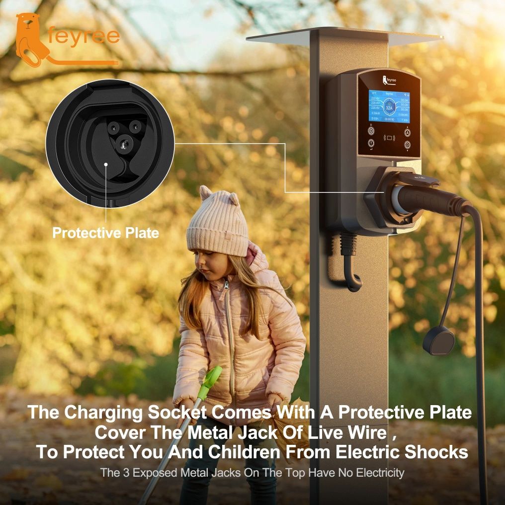 Зарядна станція Type2 Socket 22кВт Feyree Draco