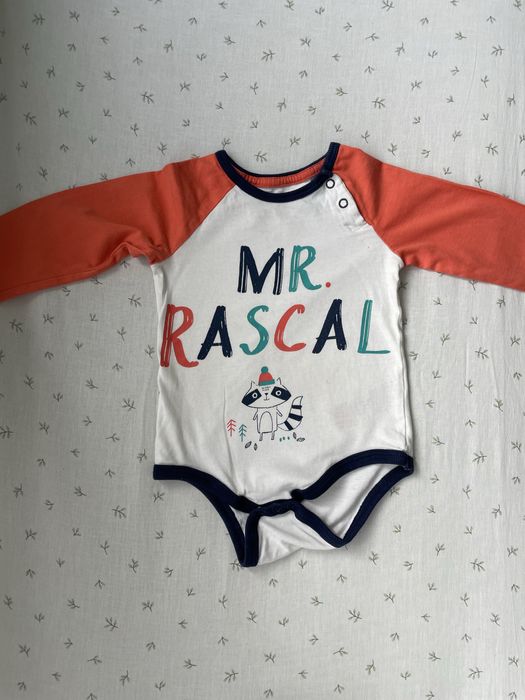 Estetyczne body dla chłopca 86 body z szopem na jesień paka bodziaki