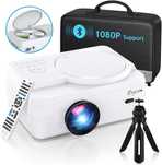 Projektor Full HD Bluetooth Wbudowany odtwarzacz DVD, 12000LM 1080P