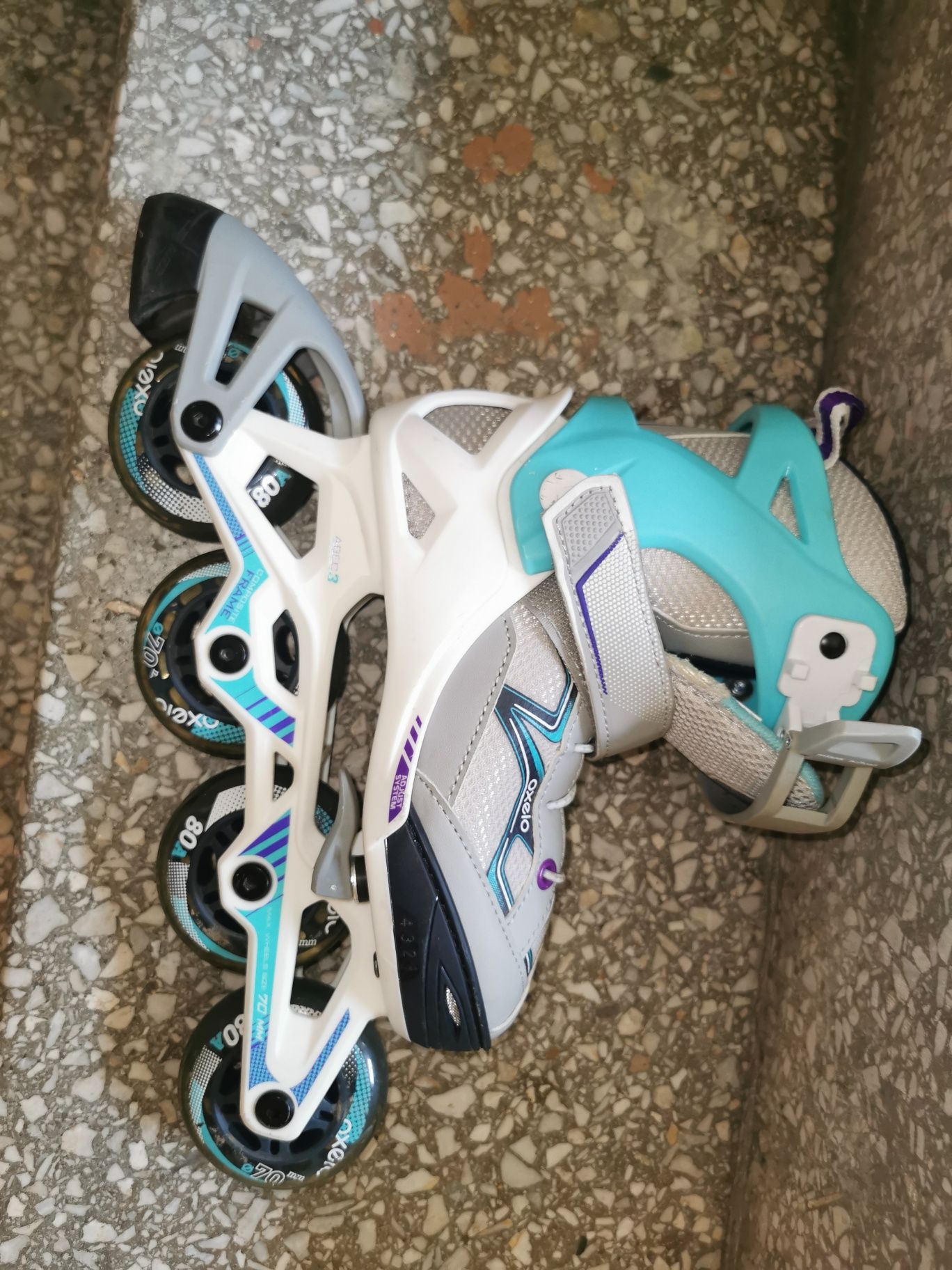 Rolki dziewczece Fit 3 Oxelo