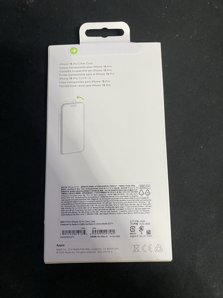 Etui apple magsafe Iphone 15 pro