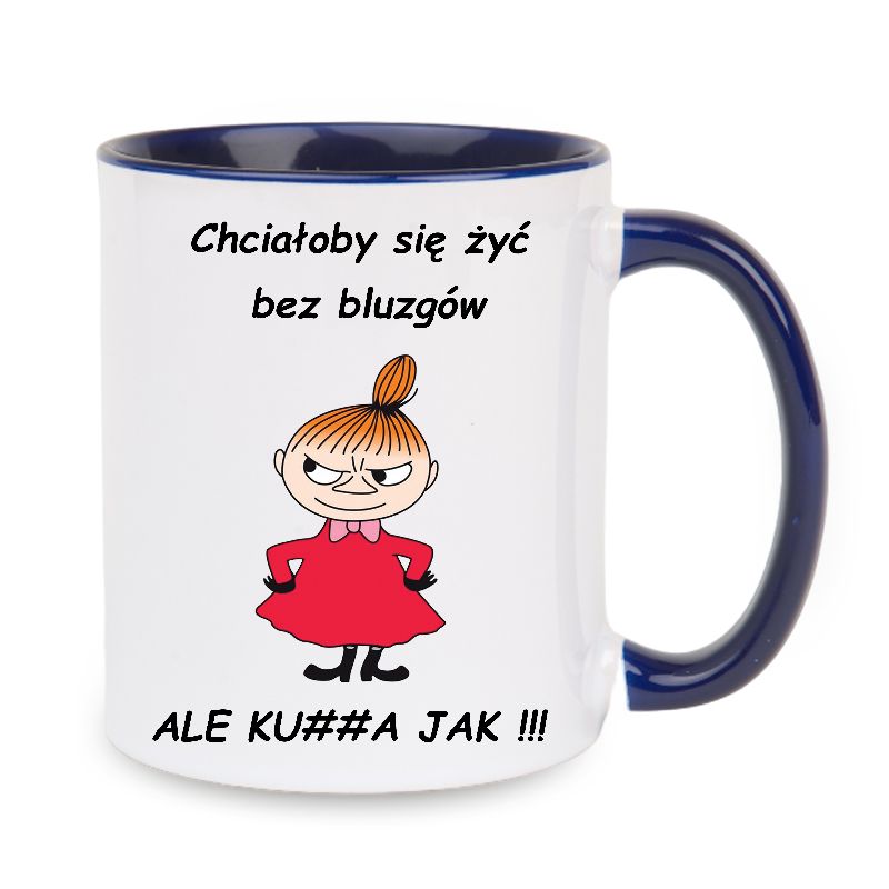 Kubek z nadrukiem Mała Mi, Muminki, Śmieszne, BCGR-MI-049