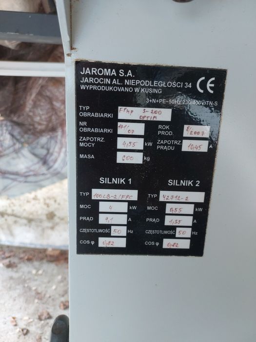 Piła formatowa jaroma ATUT S- 200