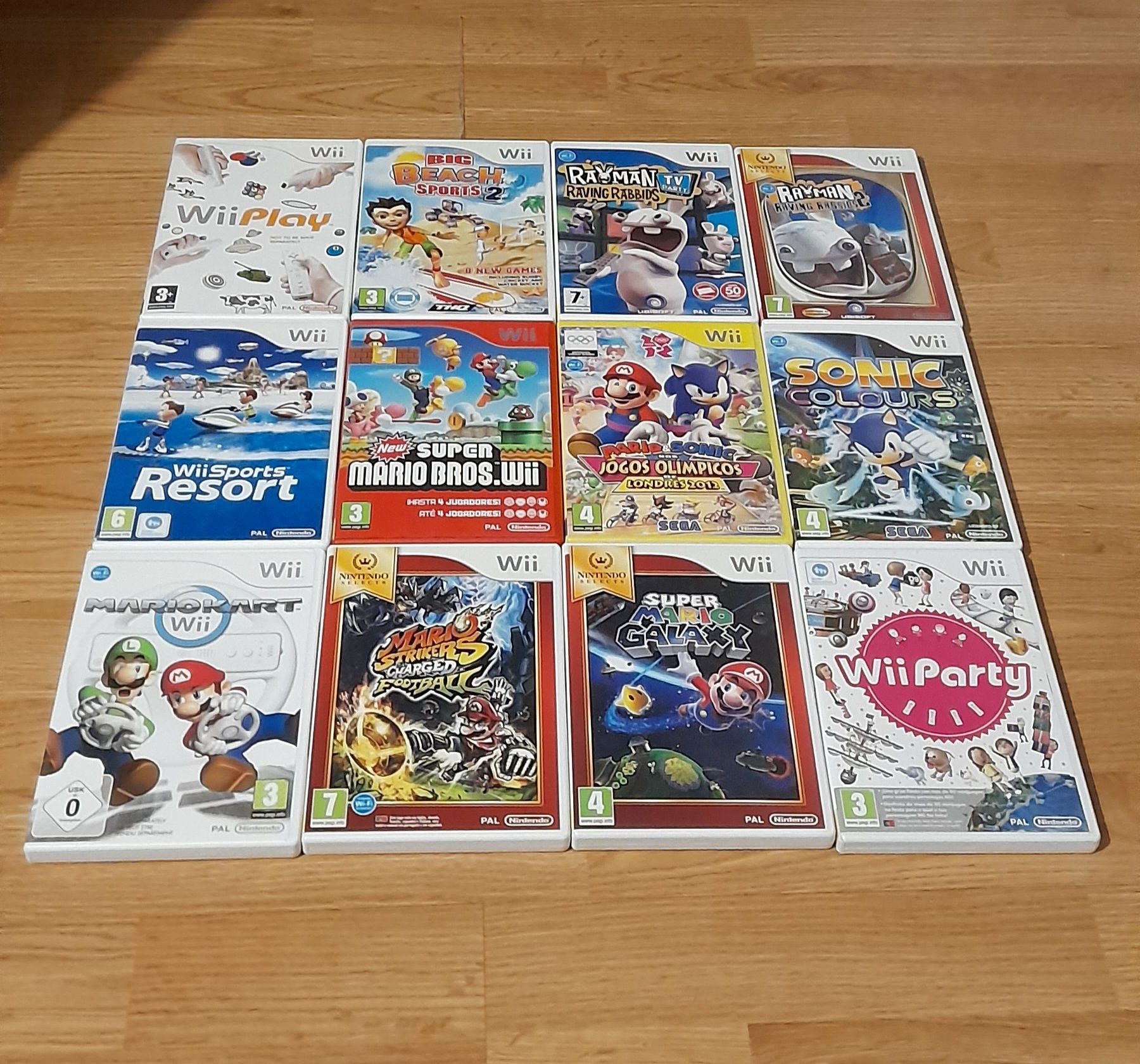 Jogos Nintendo Wii/Wii U (Originais,Completos,Versão PT)