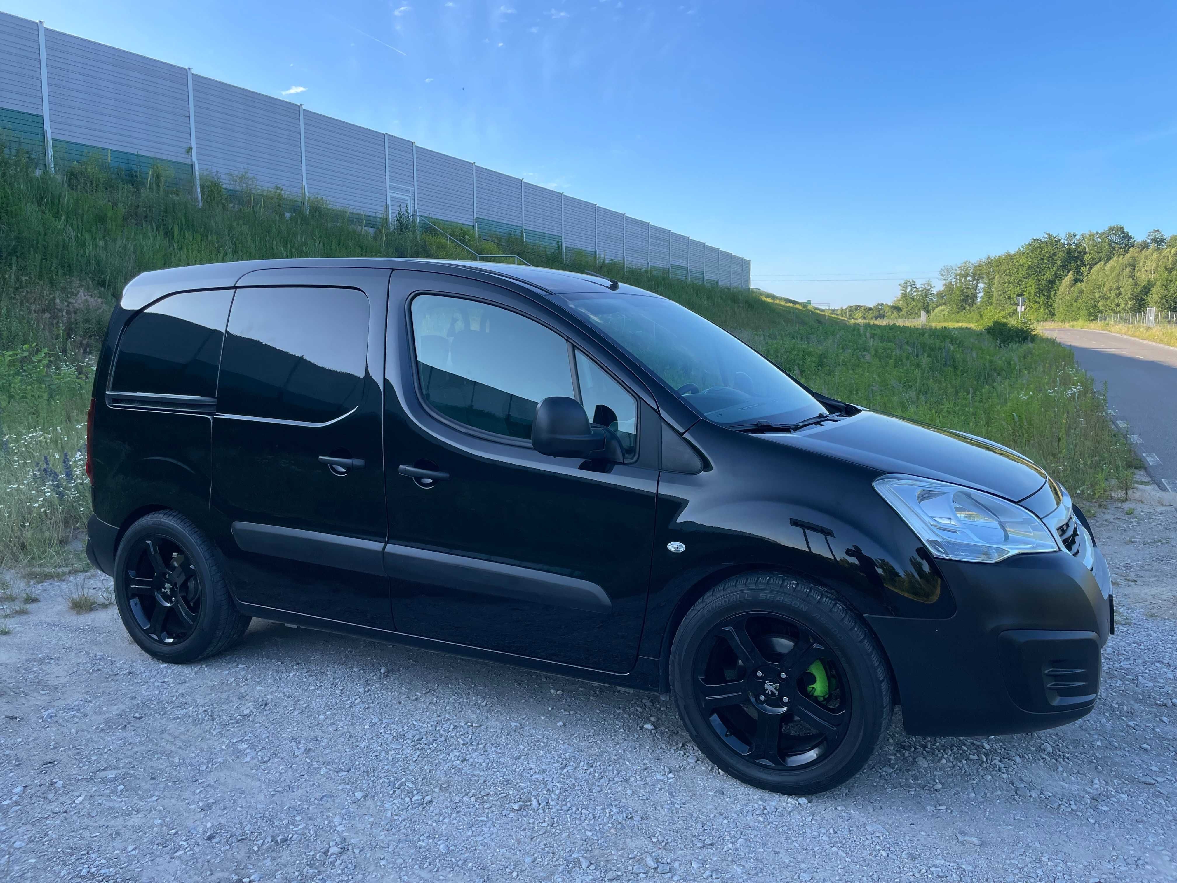 Peugeot PARTNER 2017 1.6HDI 3os Salon POLSKA Serwis do końca CZARNY