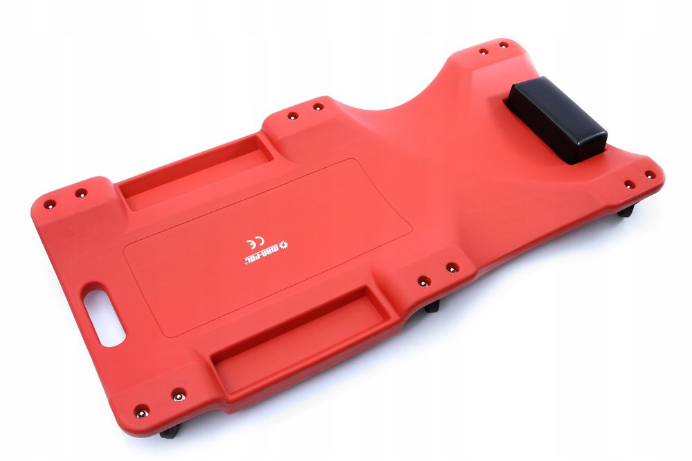 Leżanka Warsztatowa 6 Kołowa 36" Leżak Z Zagłówkiem Mocna Wózek