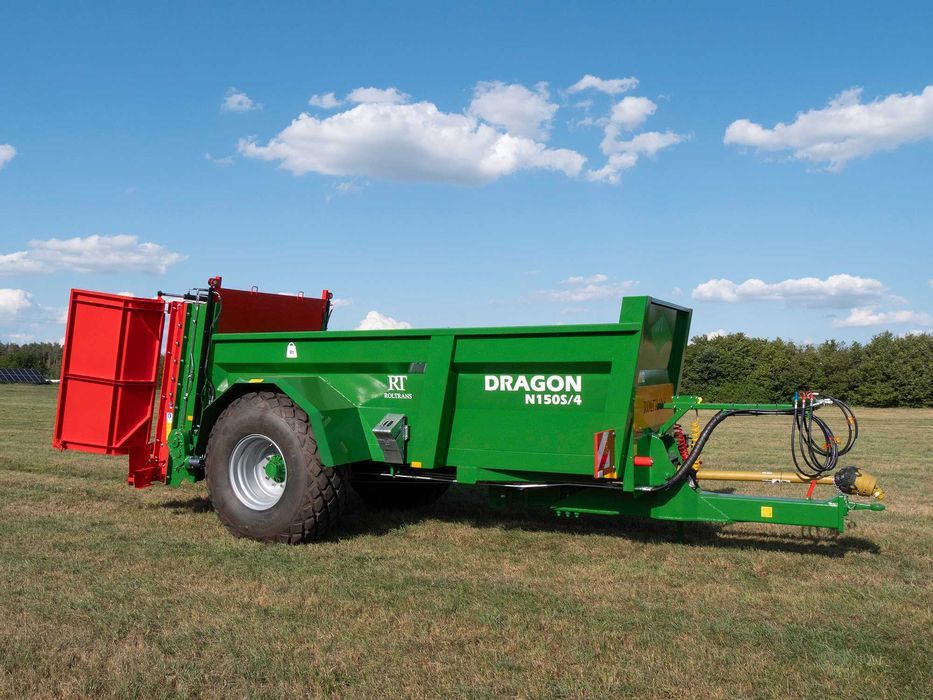 Rozrzutnik obornika N150S/4 DRAGON 8 ton - nowy, prosto z fabryki!