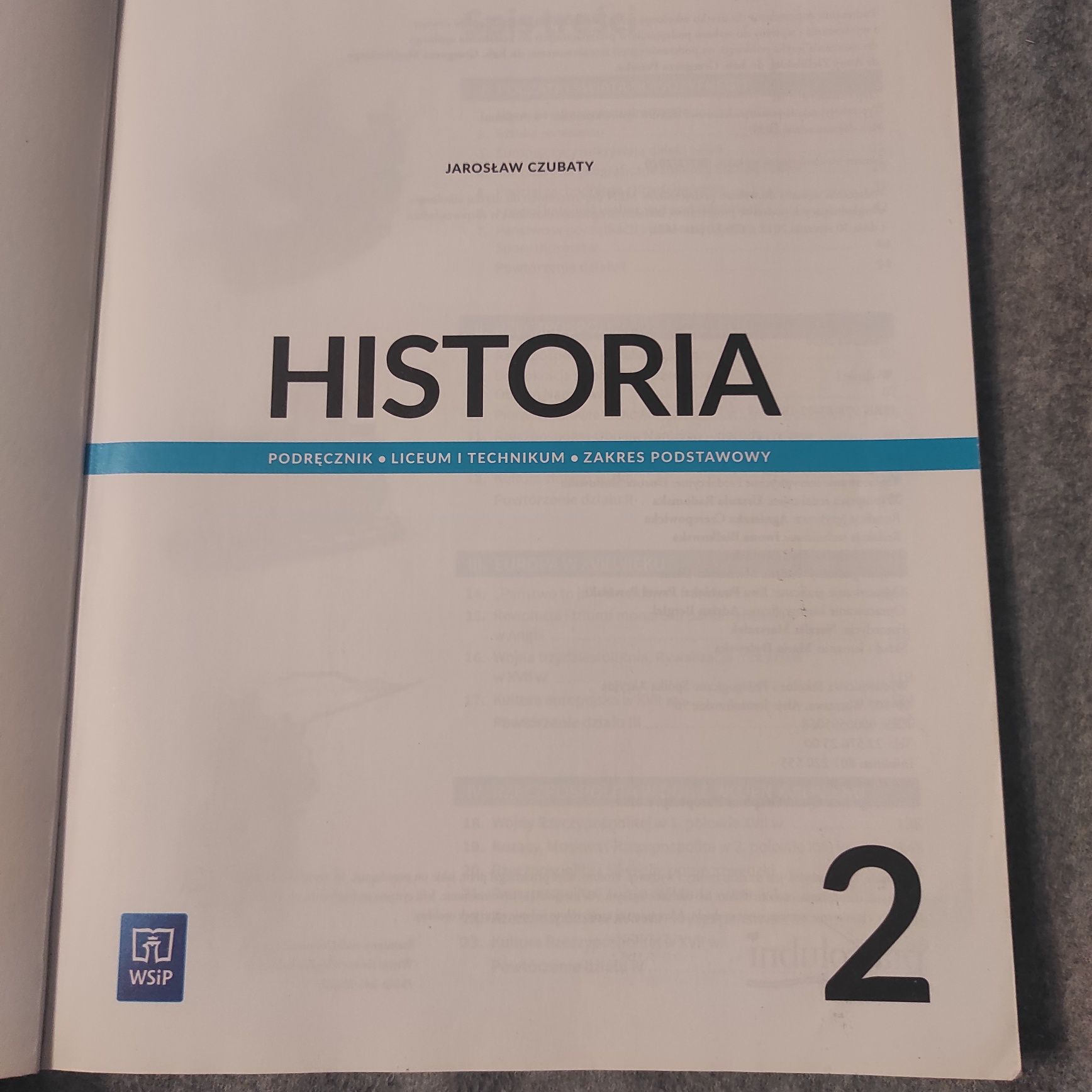 Historia 2 zakres podstawowy