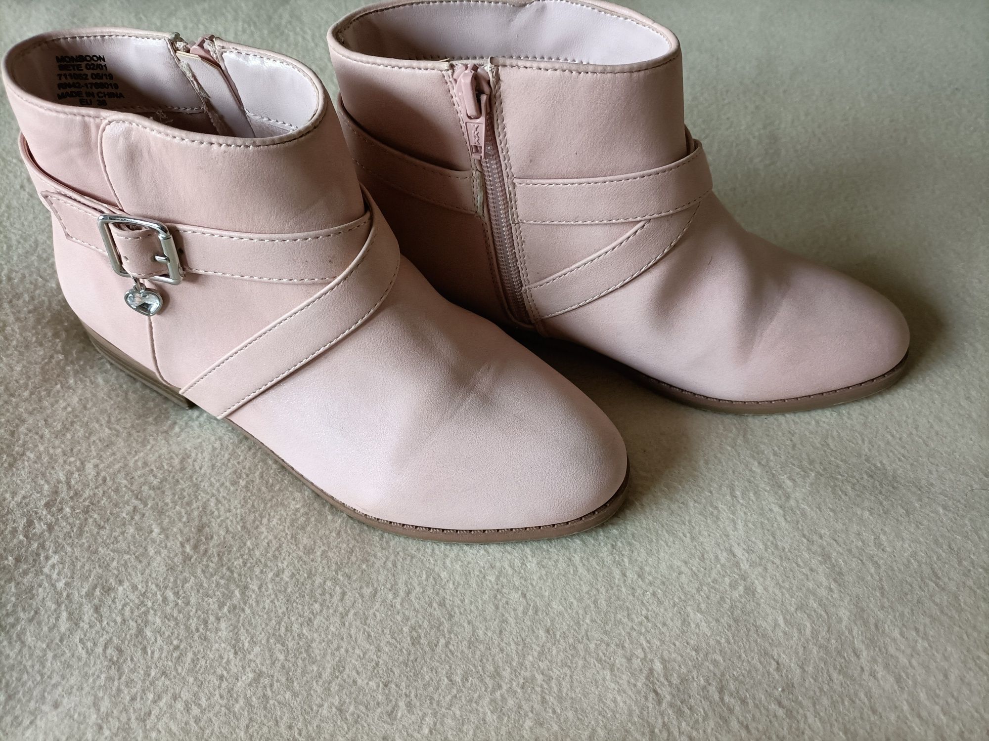 Botas rosa rasa n 36