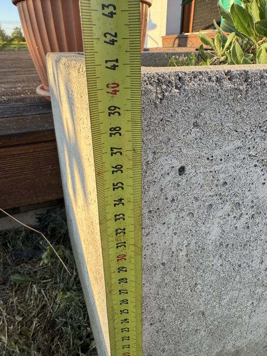 Donice betonowe 80x40x40 solidne