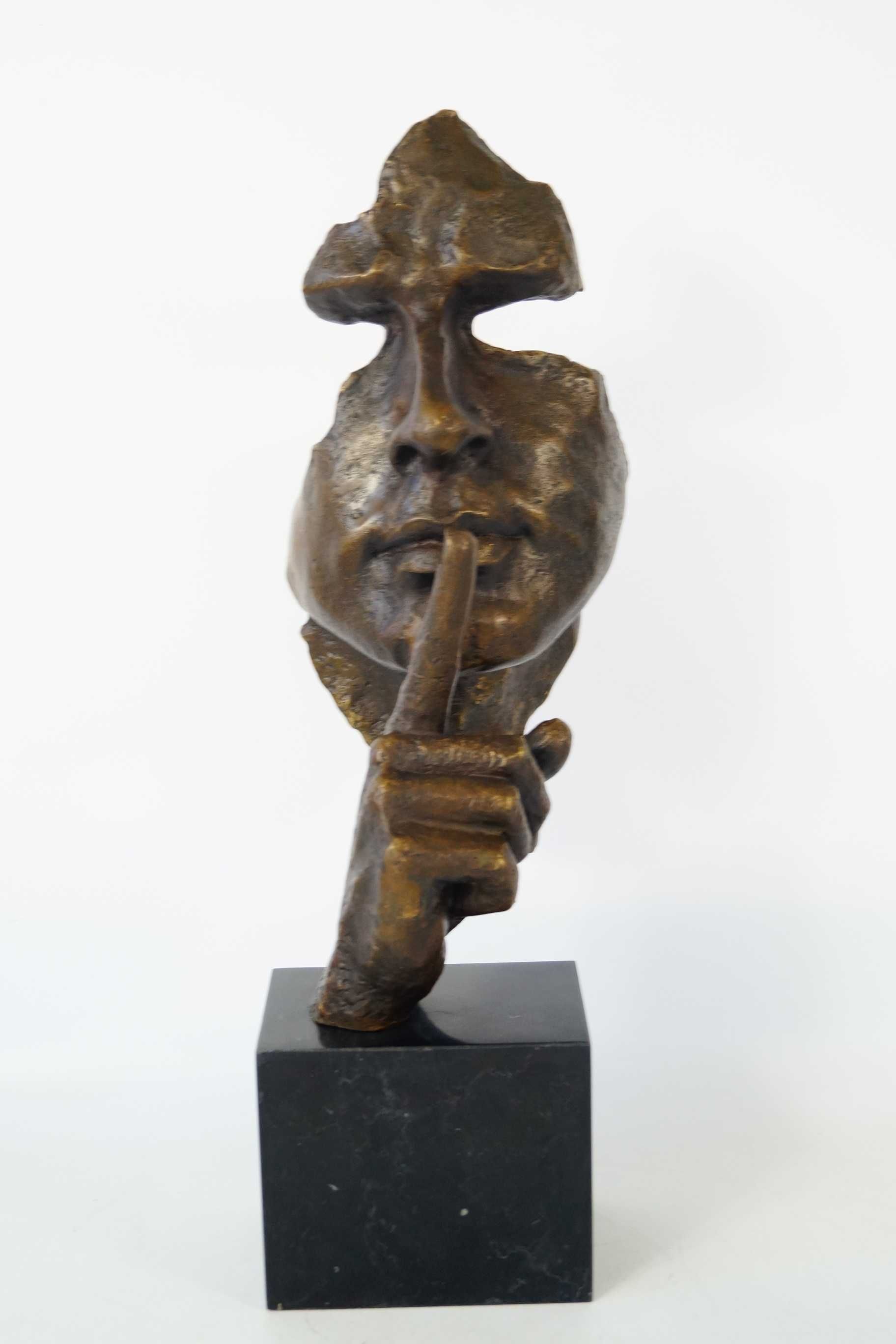 Figura z brązu CISZA Salvador Dali rzeźba piękna