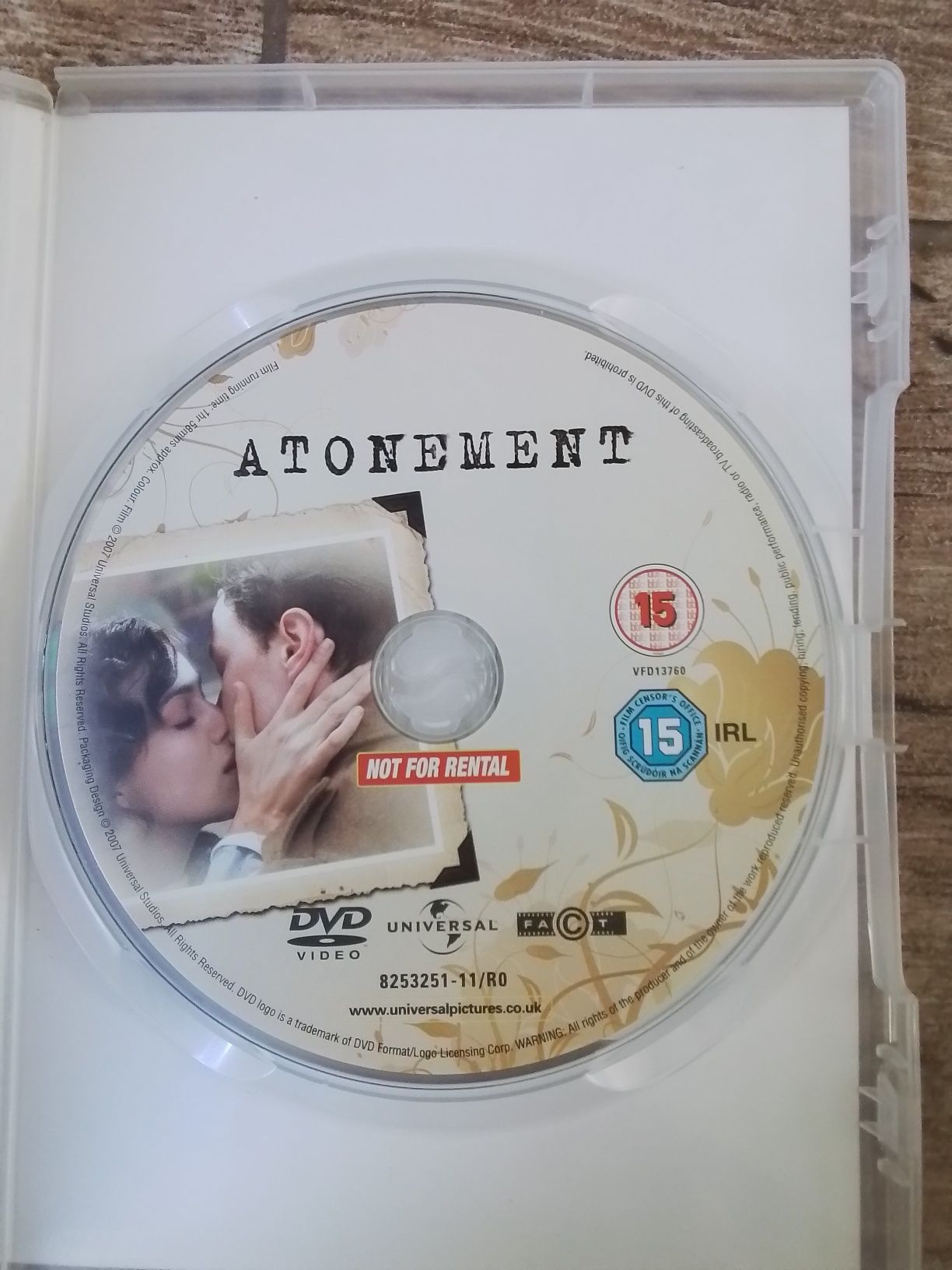 Atonement Pokuta DVD stan idealny