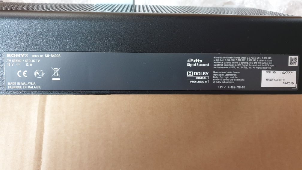 Listwa stojak soundbar Sony SU-B400S