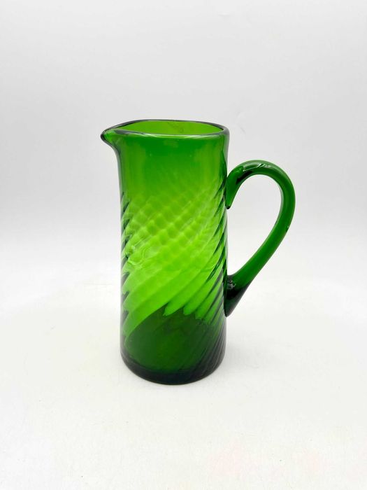 Garrafa licoreira em cristal, cor de limão