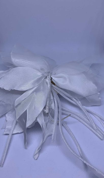 średnia ozdoba ślubna kwiat duży kryształ panna młoda outlet nowa boho