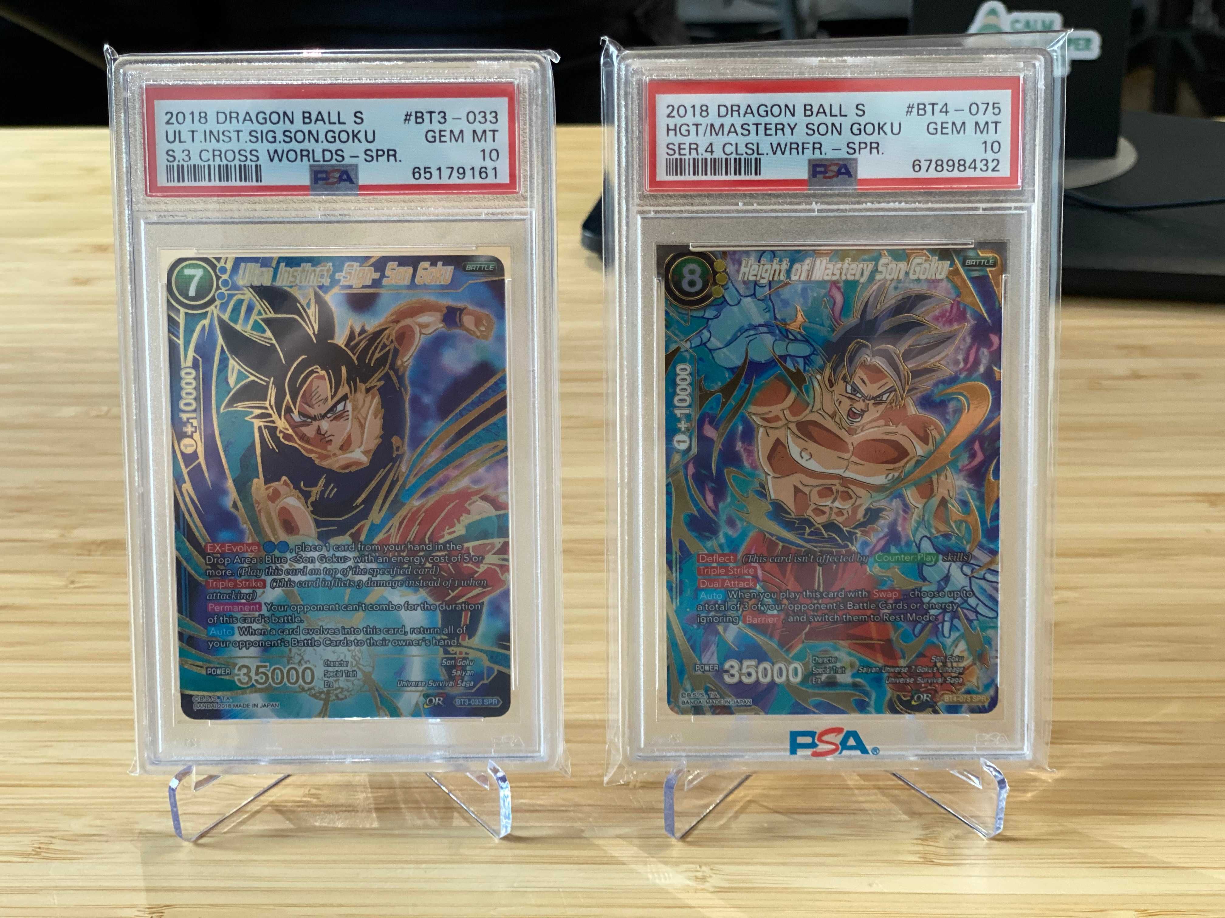 Karty Dragon Ball Secret Rare - Goku PSA 10 - unikalna kolekcja!