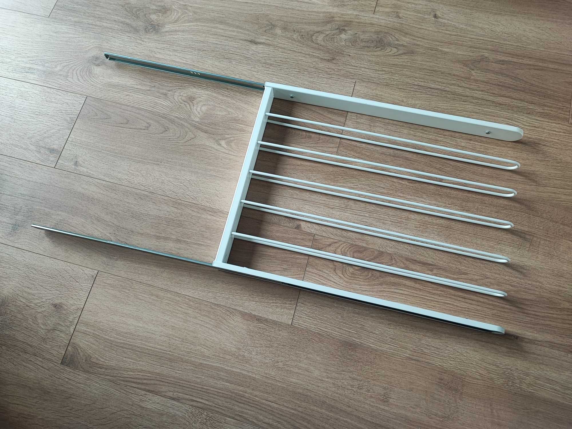 Wysuwany wieszak na spodnie Ikea Komplement do szafy PAX 50x58cm