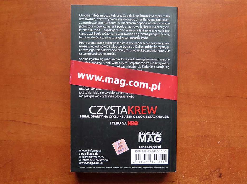 True Blood Czysta Krew U martwych w Dallas Charlaine Harris tom 2