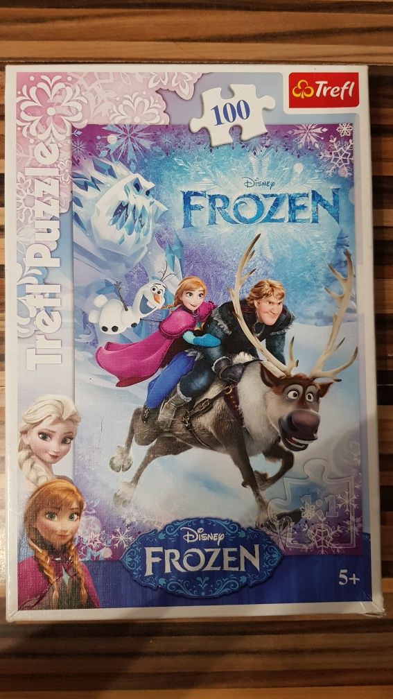 Puzzle Anna i Elsa, Kraina Lodu, Frozen 100 szt.