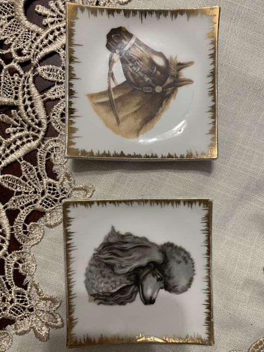 Porcelana fina prato decorativo