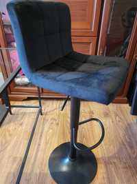 Krzesło barowe czarne