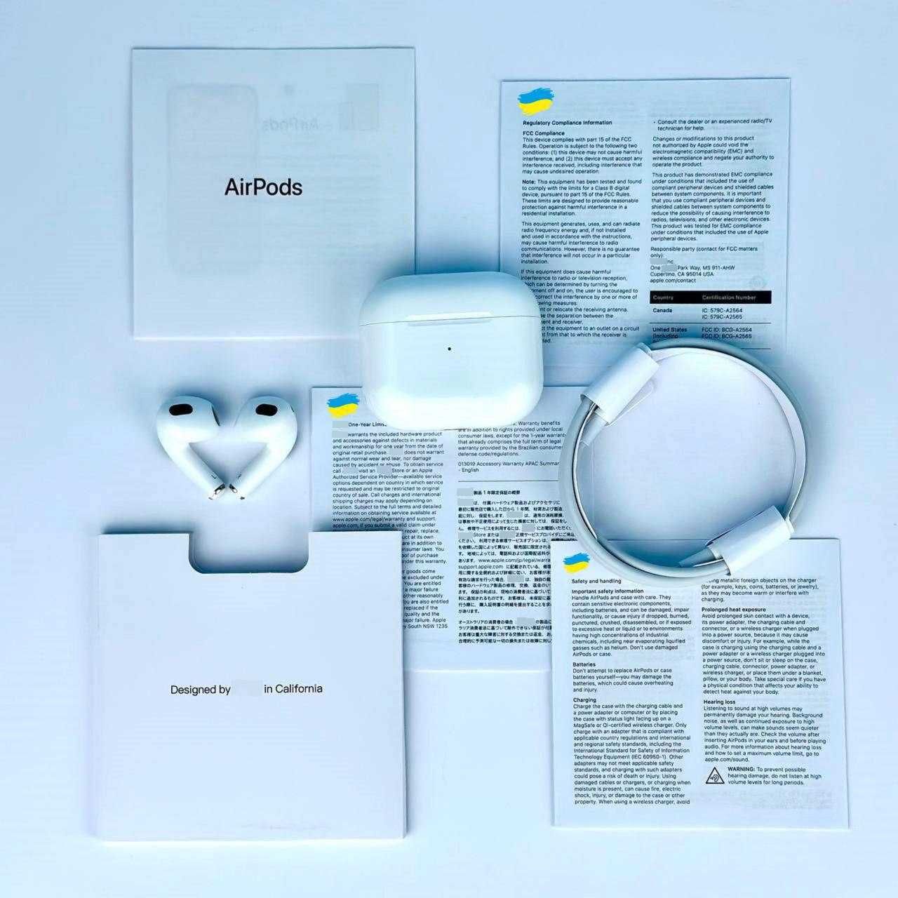 Навушники AirPods 3 Опт/Дроп (АірПодс)