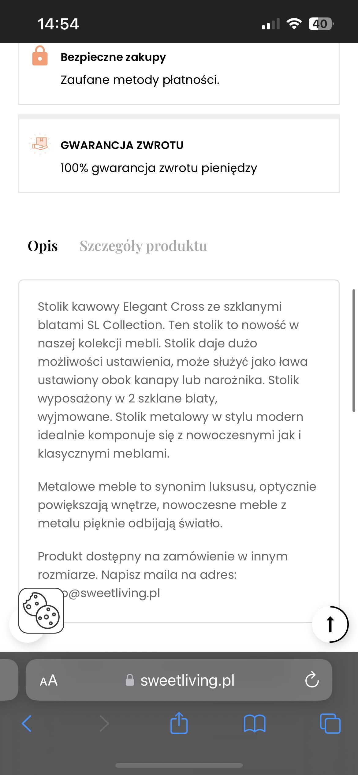Stolik kawowy SL collection