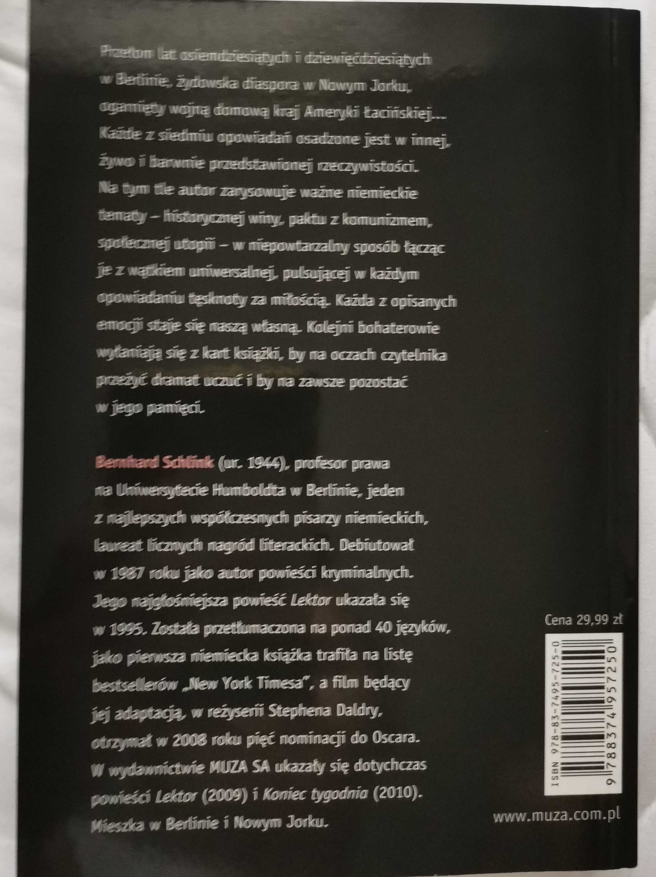 Książka Coraz dalej od miłości Bernhard Schlink