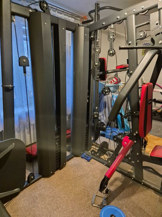 Siłownia domowa HMS Premium – atlas, ławka, suwnica