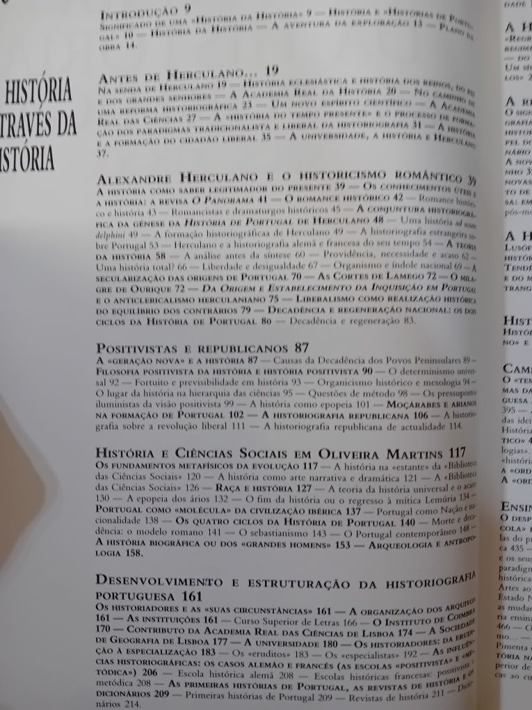 História da História em Portugal secs XIX, XX
