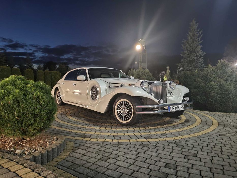 limuzyna retro i klasyk Lincoln Excalibur i Jaguar Lublin Siedlce W-wa