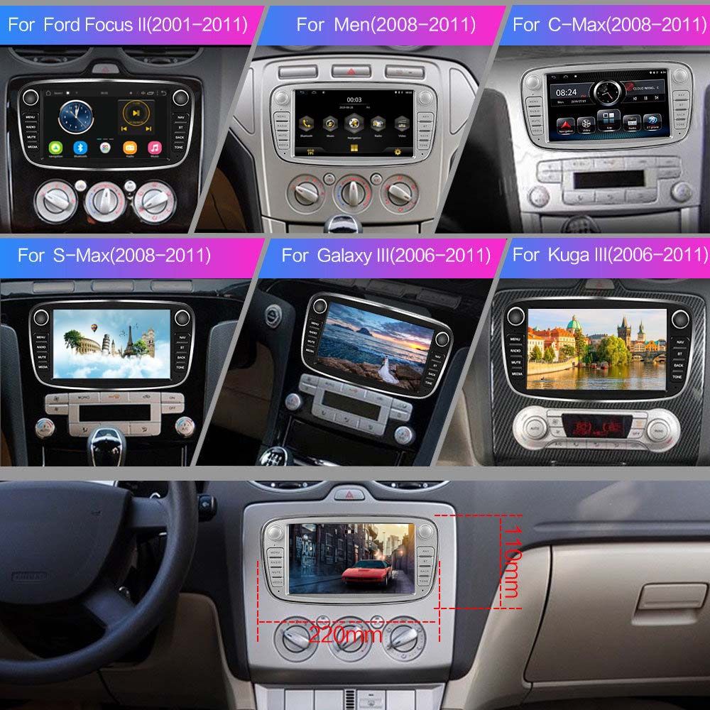 Магнітола Ford Focus Mk 3, 2, S-Max,C-Max, Galaxy 3,Kuga 3, Mondeo,Ga