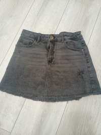 Ciemny jeans spódnica Zara 152 cm