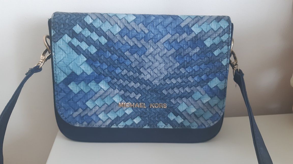 Torebka mala niebieska jak Michael kors