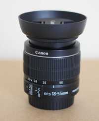 Objetiva CANON  EFS 18-55 mm F/3.5-5.6 II com UV filter