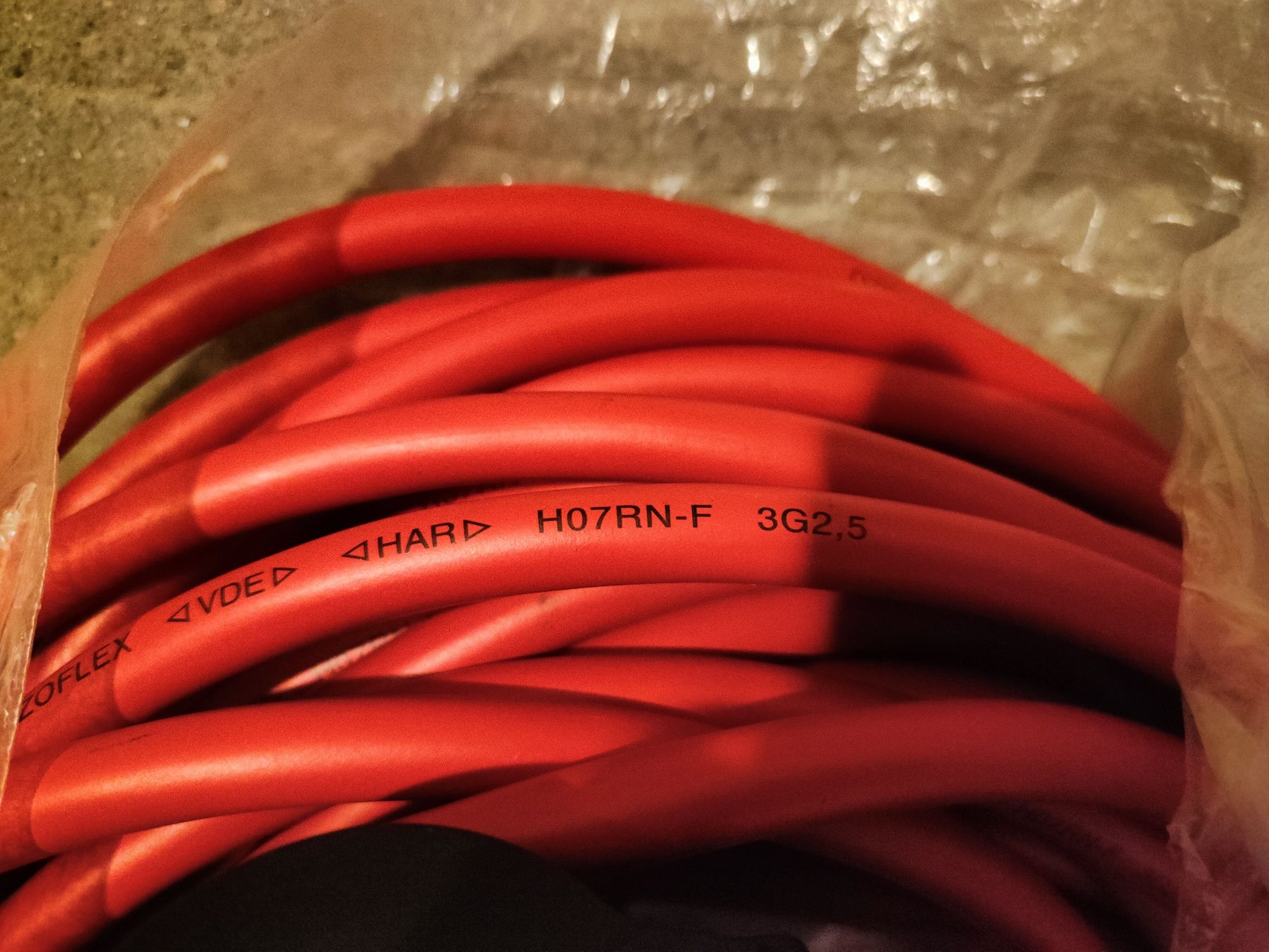 Przedłużacz styku uziemiającego H07RN-F3G2.5 WÜRTH 25 metrów